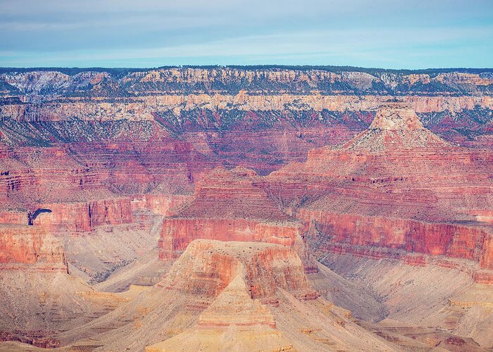 Grand Canyon Greeting Card featuring the photograph South Rim View by Marla Brown