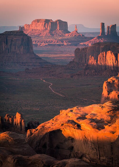 Buttes Greeting Card featuring the photograph Spires and Mesas by Peter Boehringer