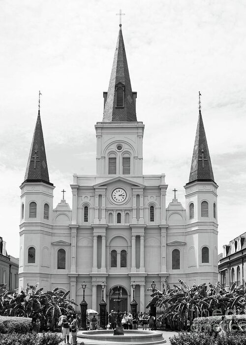St. Louis Cathedral Greeting Card featuring the photograph St. Louis Cathedral by Kimberly Blom-Roemer