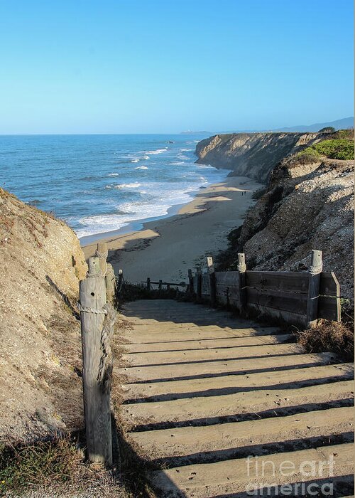 Stairway Greeting Card featuring the photograph Stairway To Heaven by Suzanne Luft