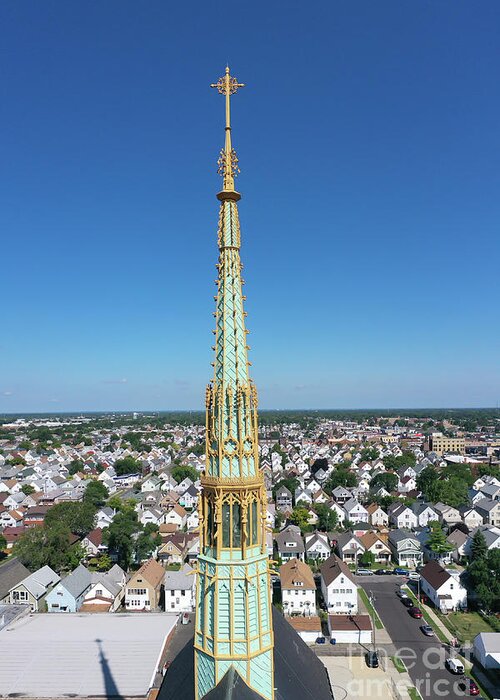 Spire Greeting Card featuring the photograph St.Florian by Jim West