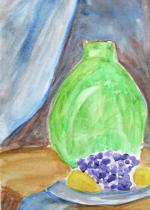 Still Life Greeting Card featuring the painting Still Life 879 by Loretta Nash