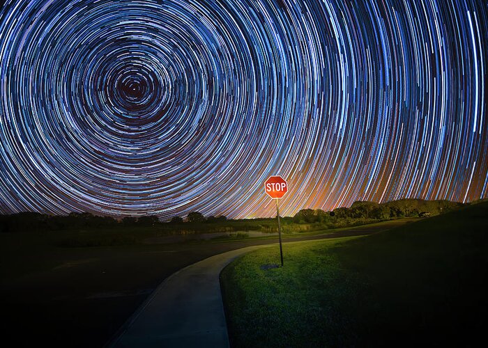Stars Greeting Card featuring the photograph Stop for the Stars by Mark Andrew Thomas