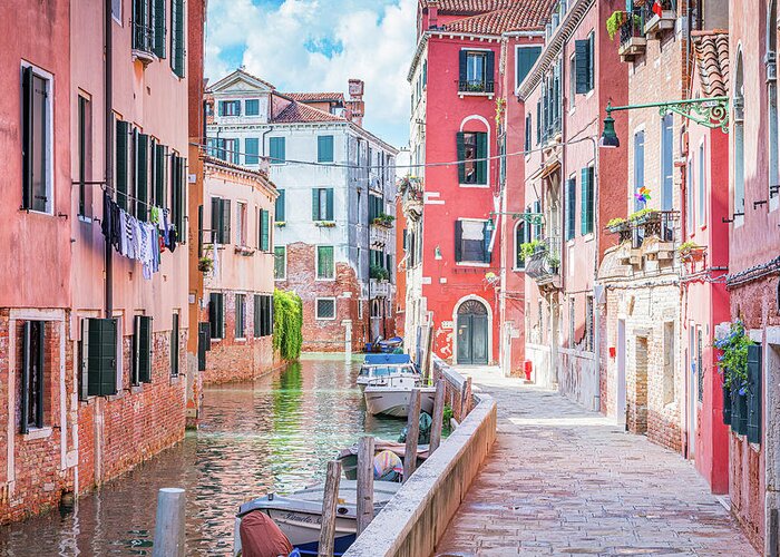 Italy Photography Greeting Card featuring the photograph Summer Day in Venice by Marla Brown