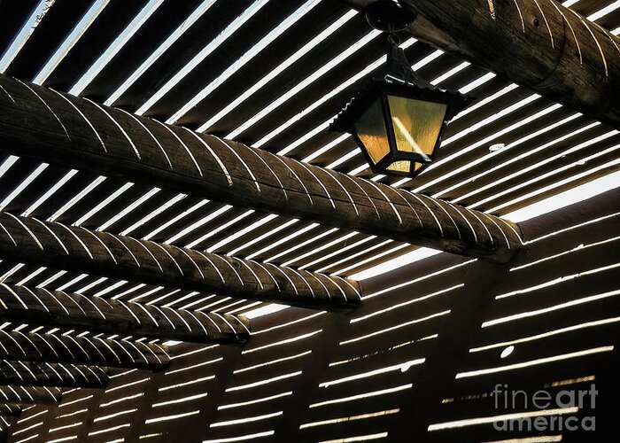 Architecture Greeting Card featuring the photograph Sun Patterns by Al Andersen