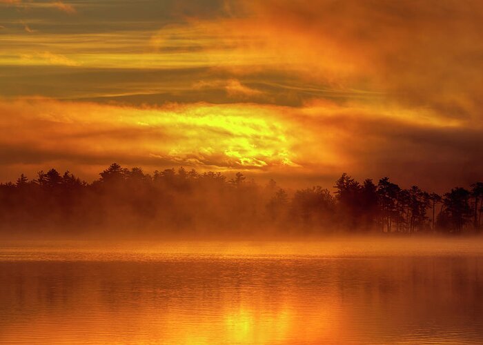 Sunrise Greeting Card featuring the photograph Sunrise 34a2923 by Greg Hartford