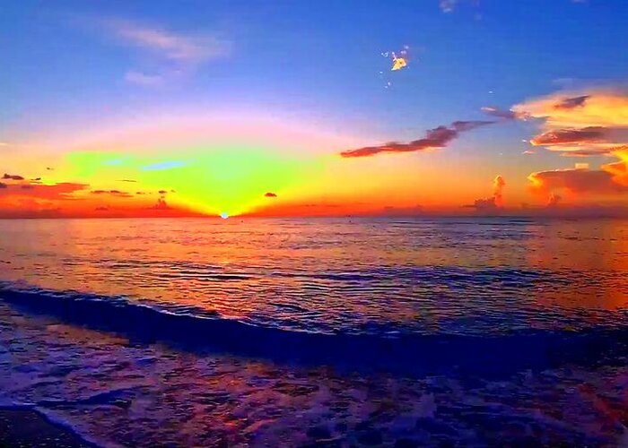 Sunrise Greeting Card featuring the photograph Sunrise Beach 11 by Rip Read