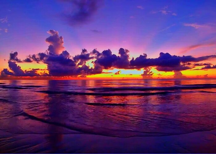 Sunrise Greeting Card featuring the photograph Sunrise Beach 26 by Rip Read