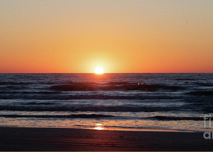 Sunrise Greeting Card featuring the photograph Sunrise on the Gulf of Mexico by Patrick Nowotny