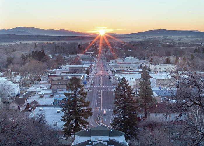 Susanville Greeting Card featuring the photograph Susanville Solstice by Randy Robbins