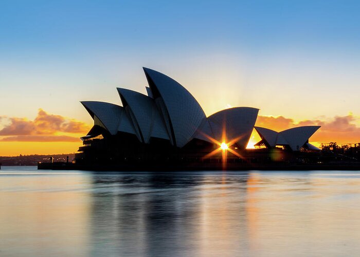 Australia Greeting Card featuring the photograph Sydney Opera House Sunrise by Kenny Thomas