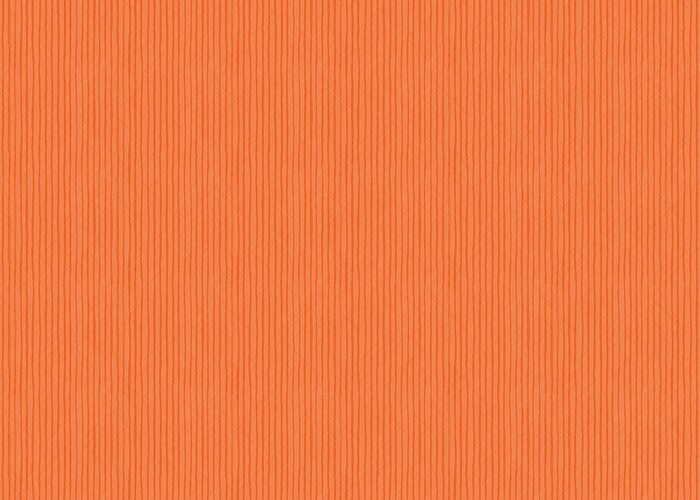 Tangerine Greeting Card featuring the painting Tangerine Tonal Lines Pattern - Art by Jen Montgomery by Jen Montgomery