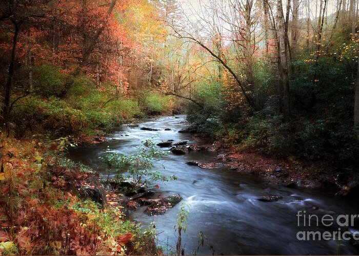 River Greeting Card featuring the photograph Tellico Lullabye by Rick Lipscomb