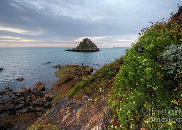 Torquay Greeting Card featuring the photograph Thatcher Rock 2.0 by Yhun Suarez