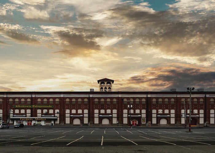 Allentown Greeting Card featuring the photograph The Allentown Fairgrounds and Farmers Market by Jason Fink
