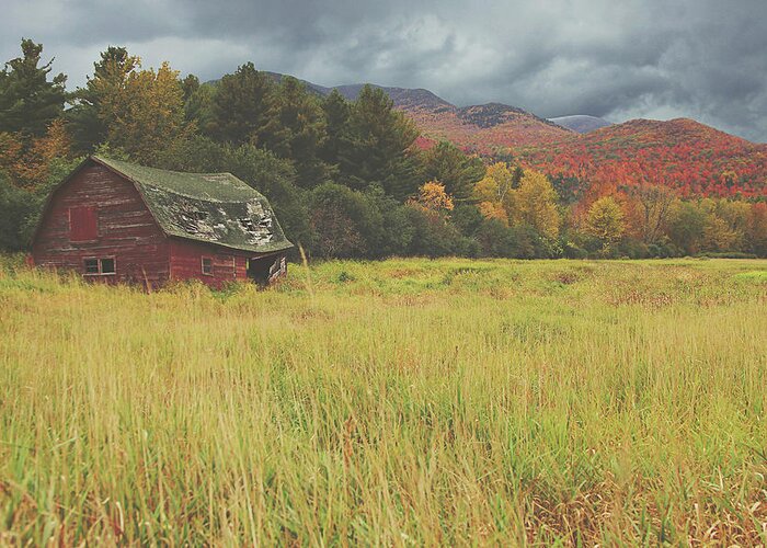 Fall Greeting Card featuring the photograph The Barn by Carrie Ann Grippo-Pike