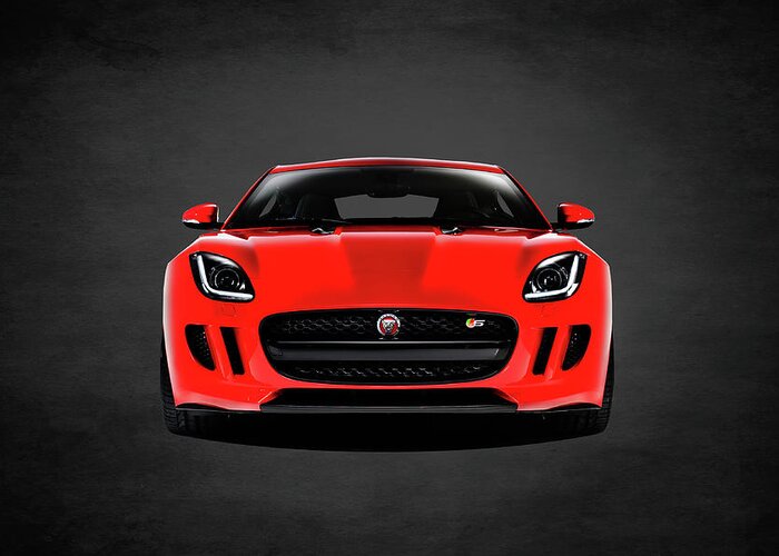 Jaguar F Type Greeting Card featuring the photograph The F-Type Face by Mark Rogan