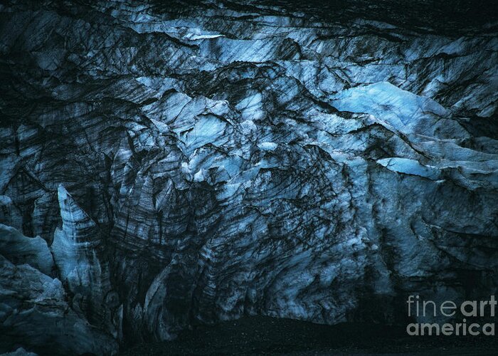 Glacier Greeting Card featuring the photograph The Glacier by Robert Stanhope
