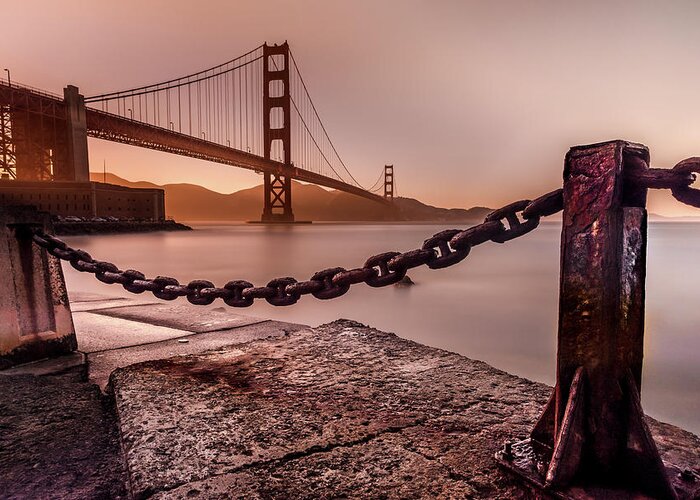 Golden Gate Greeting Card featuring the photograph The Golden Gate by Francisco Gomez