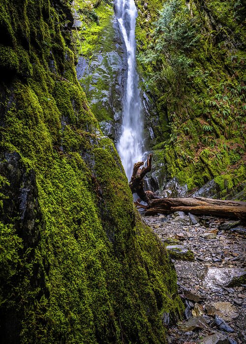 Waterfalls Greeting Card featuring the photograph The Hidden Waterfalls by Bill Cubitt