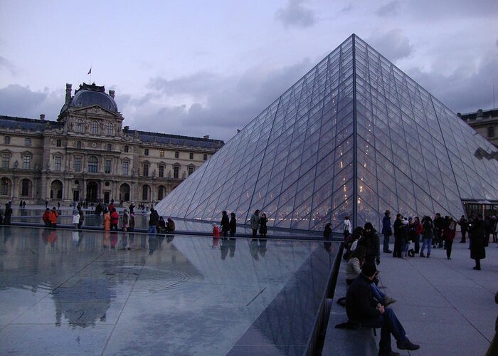 France Greeting Card featuring the photograph The Louvre by Roxy Rich