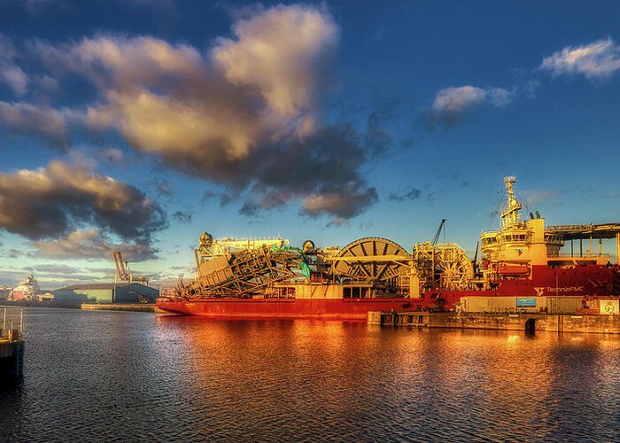Scotland Greeting Card featuring the photograph The Technip by Micah Offman