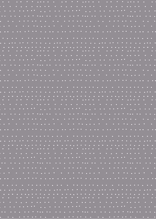 Pattern Greeting Card featuring the digital art Tiny White Dots On Gray by Ashley Rice