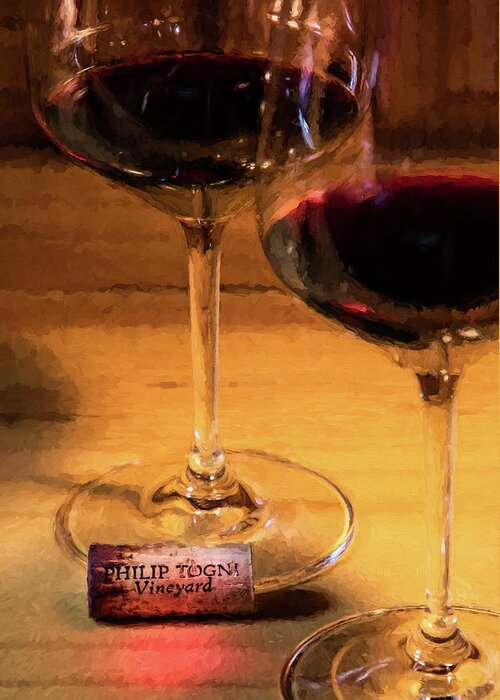 Cabernet Sauvignon Greeting Card featuring the photograph Togni Wine 3 by David Letts