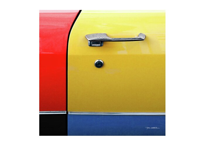 Insight Greeting Card featuring the photograph Tribute To Mondrian by Marc Nader