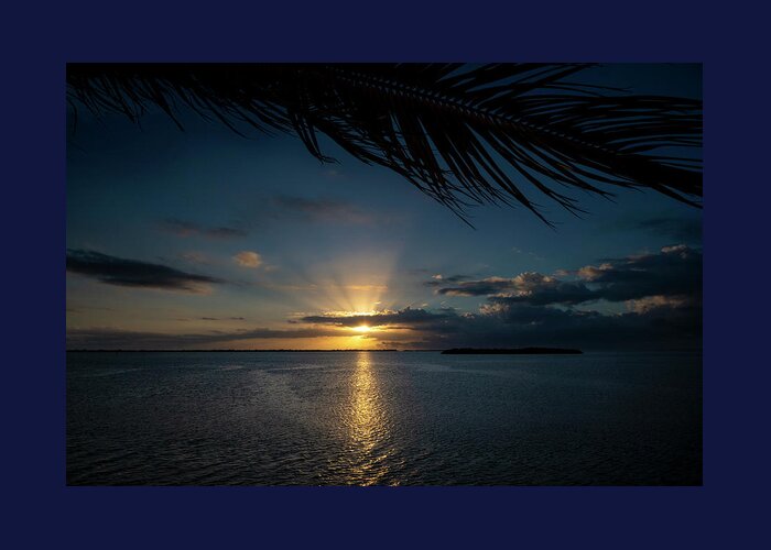 Sunrise Greeting Card featuring the photograph Tropical Sunrise by Jill Love