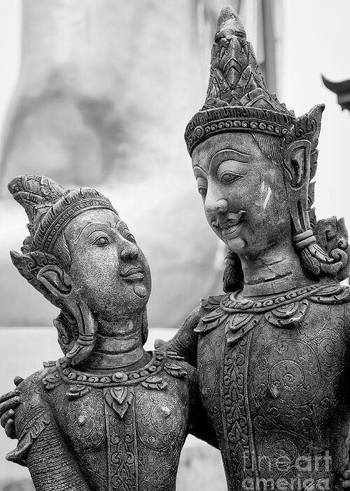 Buddha Greeting Card featuring the photograph True Love Ways by Dean Harte