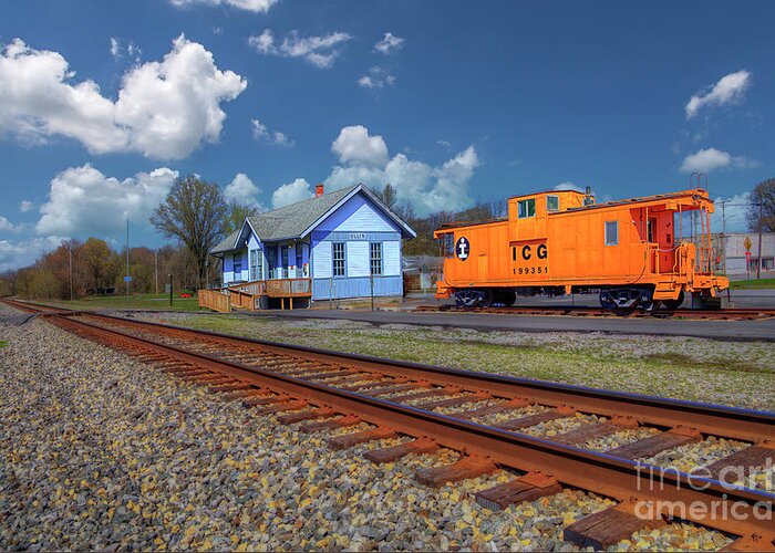 Travel Greeting Card featuring the photograph Ulin Station by Larry Braun