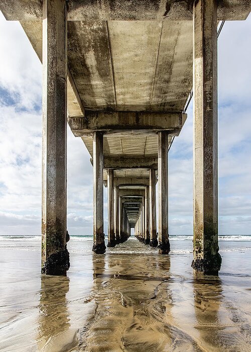 Pier Greeting Card featuring the photograph Under The Pier by Gary Geddes