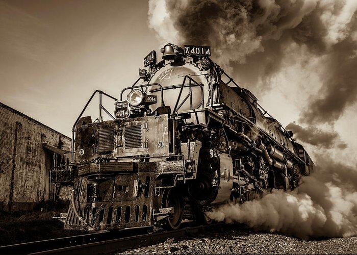 Train Greeting Card featuring the photograph Union Pacific 4014 Big Boy by David Morefield