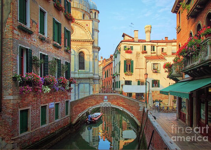 Europe Greeting Card featuring the photograph Venetian Paradise by Inge Johnsson