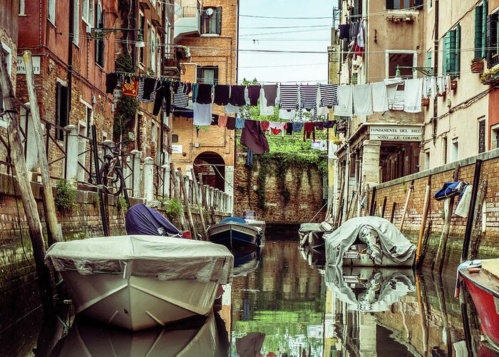 Italy Greeting Card featuring the photograph Venice #6 by Alberto Zanoni