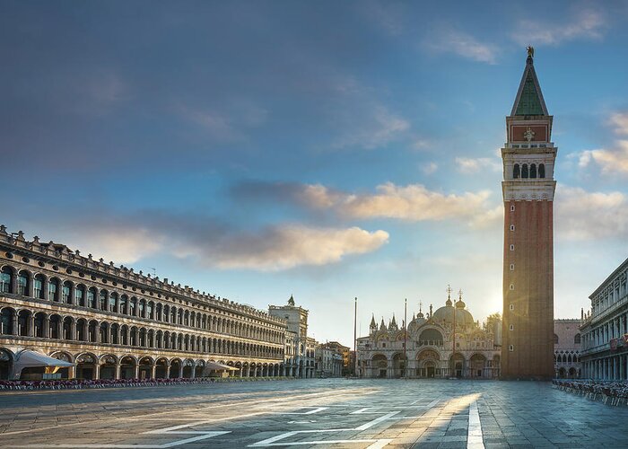 Venice Greeting Card featuring the photograph Venetian Morning by Stefano Orazzini