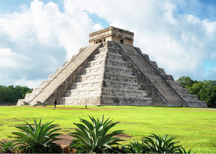 Mexico Greeting Card featuring the photograph Viva Mexico Collection - Chichen Itza Cancun by Philippe HUGONNARD