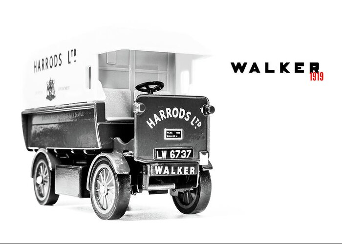 Walker Van Greeting Card featuring the photograph Walker Electric Van 1919 by Viktor Wallon-Hars