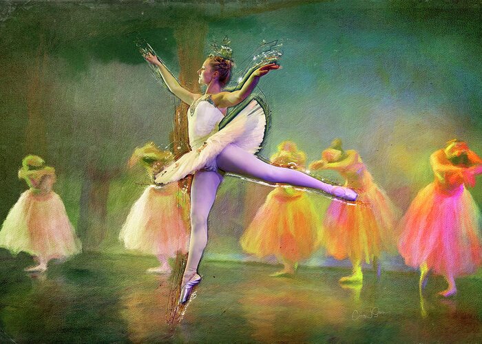 Ballerina Greeting Card featuring the photograph Waltz of the Flowers by Craig J Satterlee