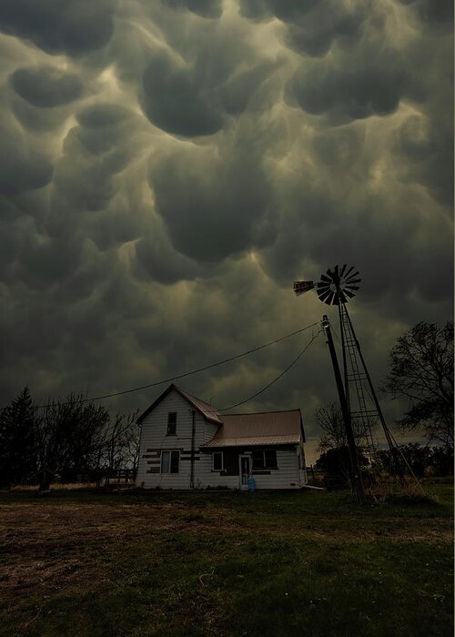 Huron Greeting Card featuring the photograph Wash It All Away by Aaron J Groen