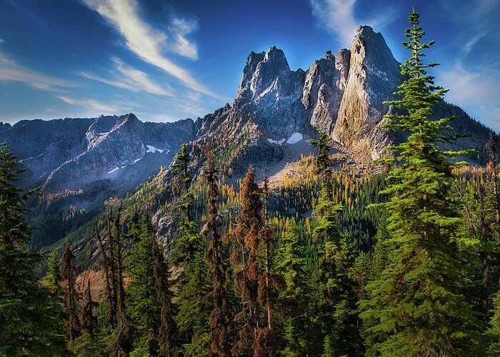 Mountain Greeting Card featuring the photograph Washington Pass by Dan Eskelson