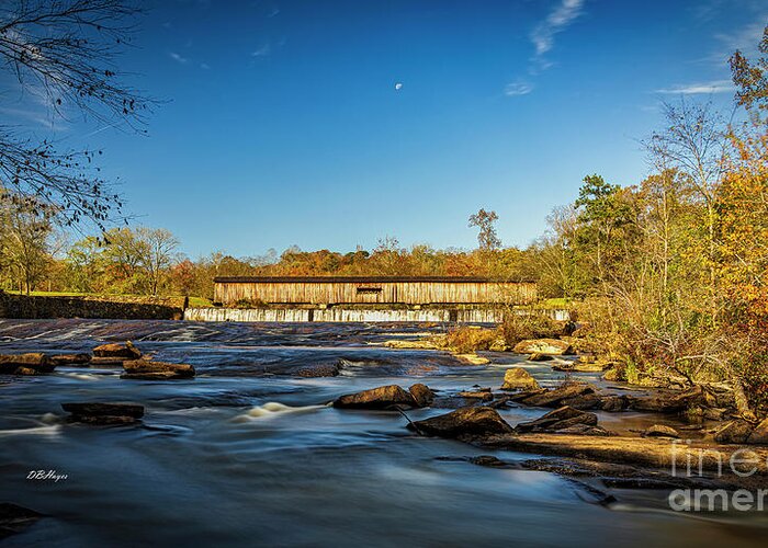 Bridges Greeting Card featuring the photograph Watson Mill Covered Bridge by DB Hayes