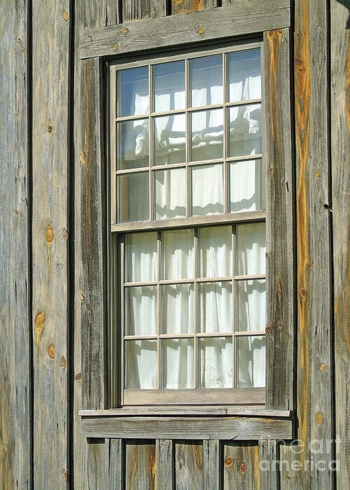 Window Greeting Card featuring the photograph Window In The Hodge Home by D Hackett