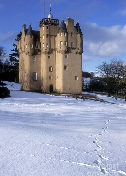 Craigievar Castle Greeting Card featuring the photograph Winter at Craigievar Castle - Aberdeenshire - Scotland by Phil Banks