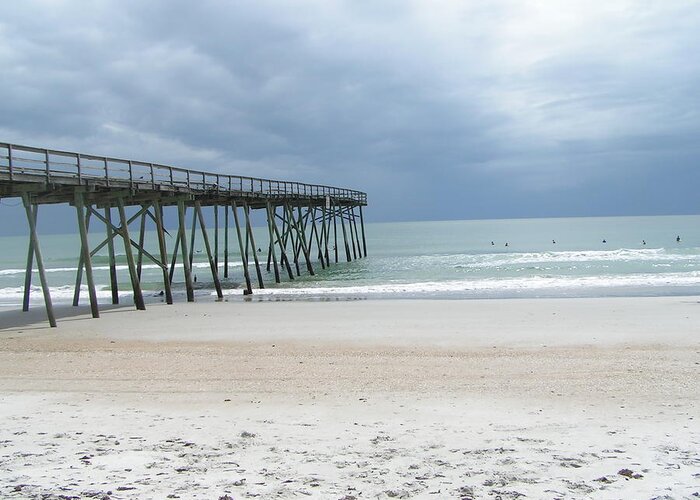  Greeting Card featuring the photograph Wrightsville Beach by Heather E Harman