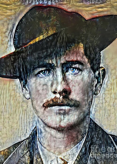 Wingsdomain Greeting Card featuring the photograph Wyatt Earp in Brutalism Colors 20200806a by Wingsdomain Art and Photography