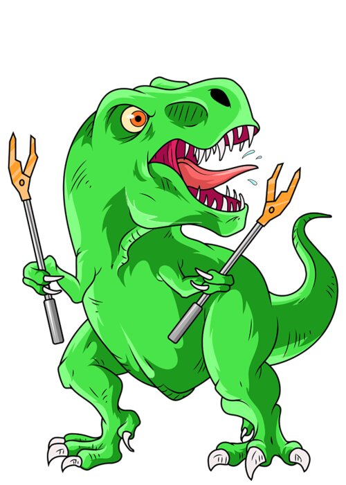 Ya Im a Dinosaur T-Rex White Toddler T-Shirt