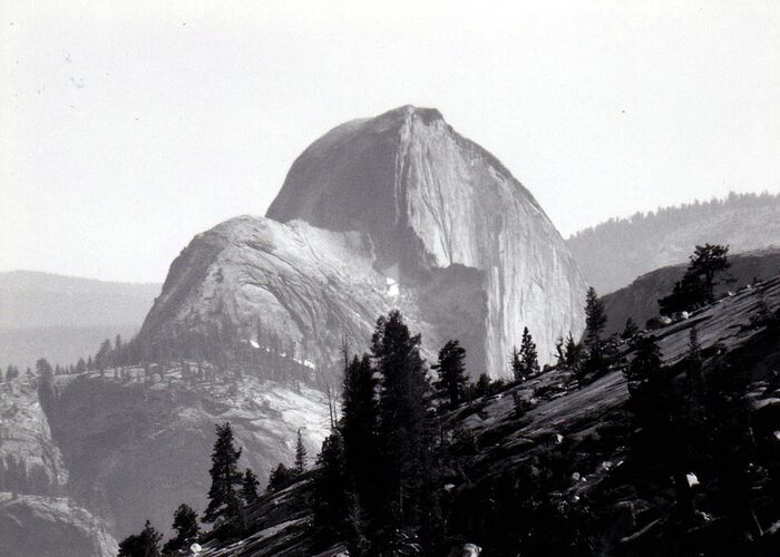 Yosemite Greeting Card featuring the photograph Yosemite 1983 by Eric Forster