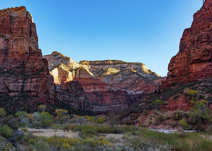 Zion Greeting Card featuring the photograph Zion National Park by Nathan Wasylewski